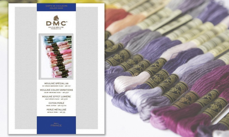 DMC 117 Mouline kleurkaart